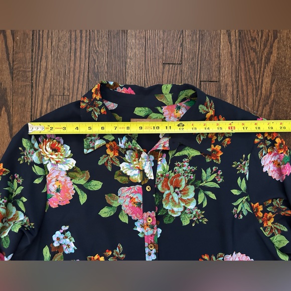 Ellen Tracy Floral Tunic - Picture 11 of 15